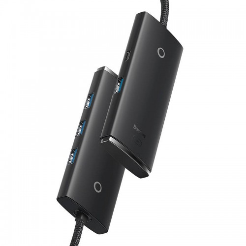 "Baseus Lite" serijos koncentratorius 4in1 USB-C į 4x USB 3.0 + "Baseus Lite" serijos koncentratorius 4in1 USB-C į 4x USB 3.0 +