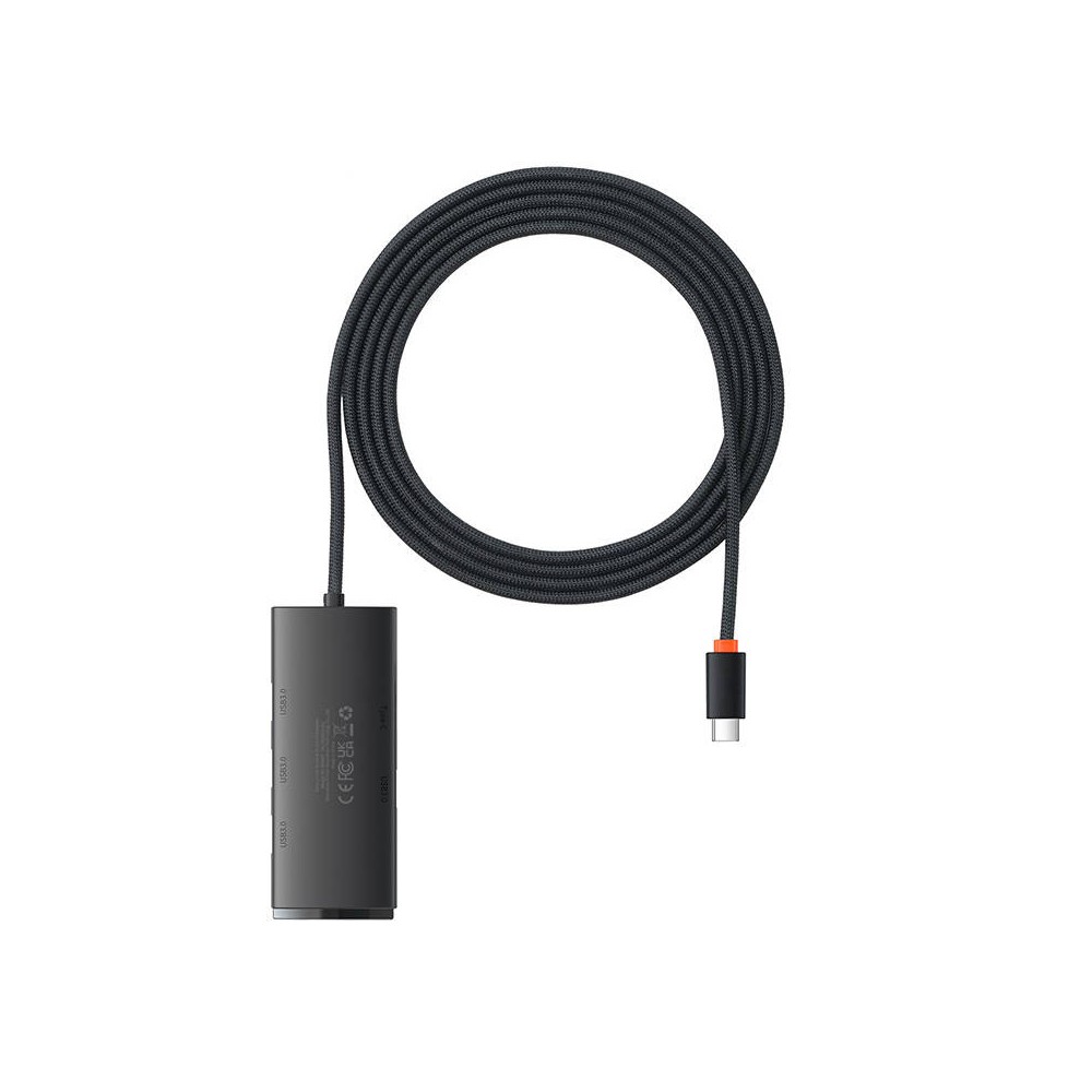 "Baseus Lite" serijos koncentratorius 4in1 USB-C į 4x USB 3.0 + "Baseus Lite" serijos koncentratorius 4in1 USB-C į 4x USB 3.0 +