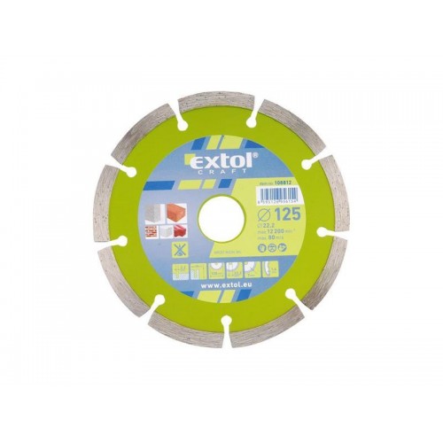 Deimantinio pjovimo ašmenų diskas 230 mm EXTOL CRAFT