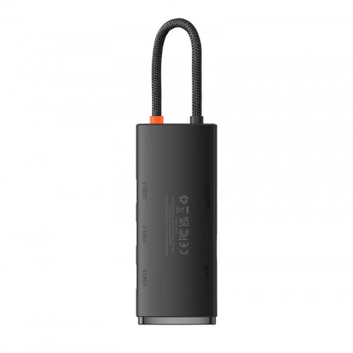 "Baseus Lite" serijos koncentratorius 5w1 USB-C į 3x USB 3.0 + "Baseus Lite" serijos koncentratorius 5w1 USB-C į 3x USB 3.0 +