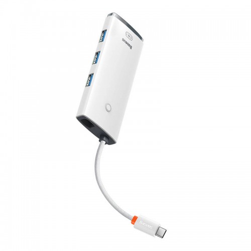 "Baseus Lite" serijos koncentratorius 5w1 USB-C į 3x USB 3.0 + "Baseus Lite" serijos koncentratorius 5w1 USB-C į 3x USB 3.0 +