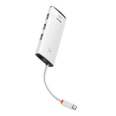 "Baseus Lite" serijos koncentratorius 5w1 USB-C į 3x USB 3.0 +