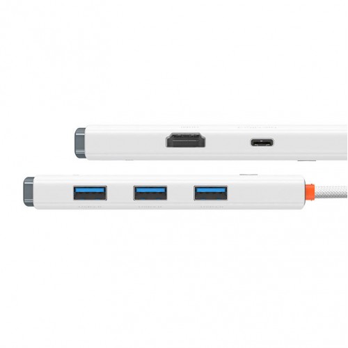 "Baseus Lite" serijos koncentratorius 5w1 USB-C į 3x USB 3.0 + "Baseus Lite" serijos koncentratorius 5w1 USB-C į 3x USB 3.0 +