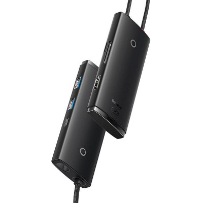"Baseus Lite" serijos koncentratorius 6w1 USB-C į 2x USB 3.0 +
