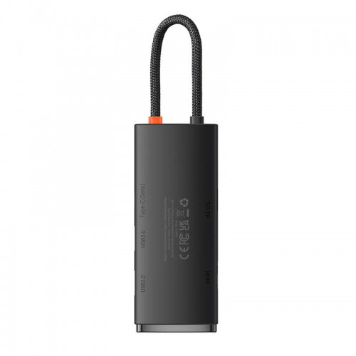 "Baseus Lite" serijos koncentratorius 6w1 USB-C į 2x USB 3.0 + "Baseus Lite" serijos koncentratorius 6w1 USB-C į 2x USB 3.0 +