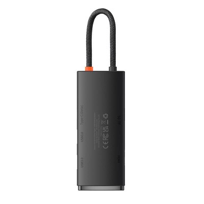 "Baseus Lite" serijos koncentratorius 6w1 USB-C į 2x USB 3.0 +