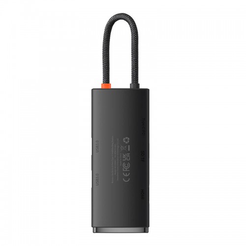 "Baseus Lite" serijos koncentratorius 6w1 USB-C į 2x USB 3.0 + "Baseus Lite" serijos koncentratorius 6w1 USB-C į 2x USB 3.0 +