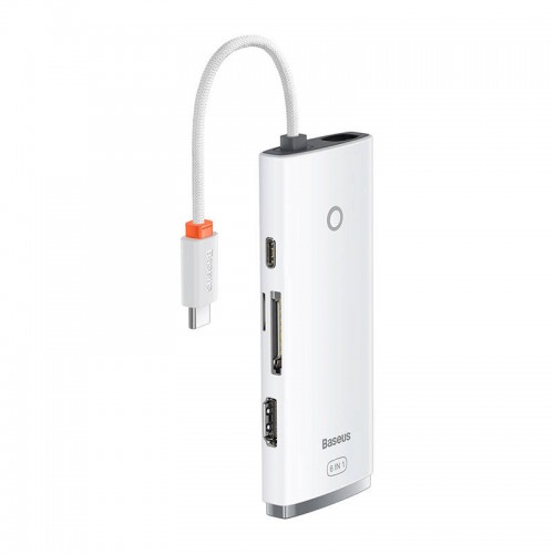 "Baseus Lite" serijos koncentratorius 6w1 USB-C į 2x USB 3.0 + "Baseus Lite" serijos koncentratorius 6w1 USB-C į 2x USB 3.0 +