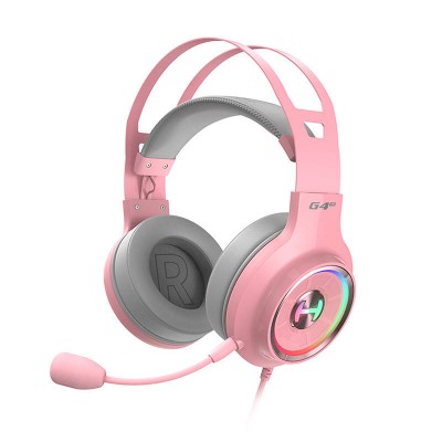 Edifier HECATE G4 TE žaidimų ausinės, RGB, 7.1 (rožinės