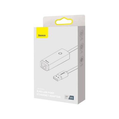 "Baseus Lite" serijos USB-RJ45 tinklo adapteris, 100Mbps