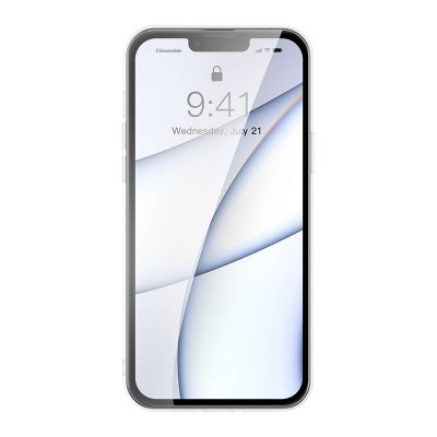 "Baseus" matinis dėklas "iPhone 13 Pro" (skaidrus) + grūdintas