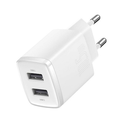 "Baseus" kompaktiškas greitasis įkroviklis, 2x USB, 10,5 W