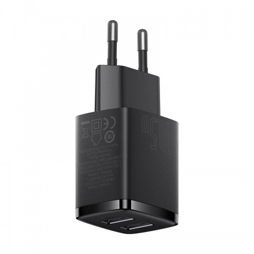 "Baseus" kompaktiškas greitasis įkroviklis, 2x USB, 10,5 W
