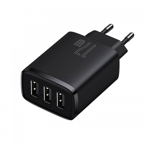 "Baseus" kompaktiškas greitasis įkroviklis, 3x USB, 17 W