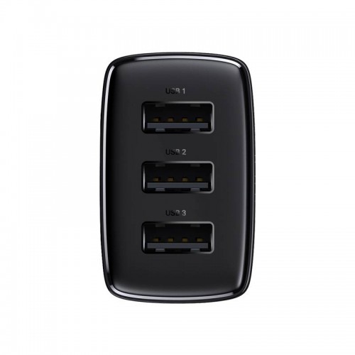 "Baseus" kompaktiškas greitasis įkroviklis, 3x USB, 17 W