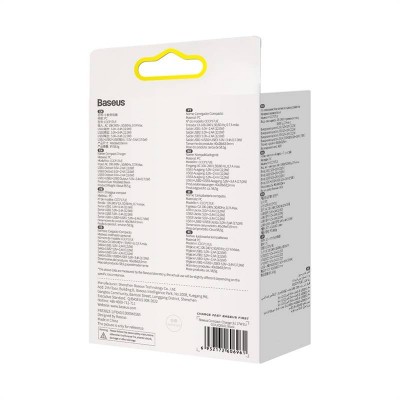 "Baseus" kompaktiškas greitasis įkroviklis, 3x USB, 17 W