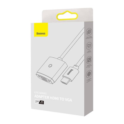 "Baseus Lite" serijos HDMI-VGA adapteris be garso