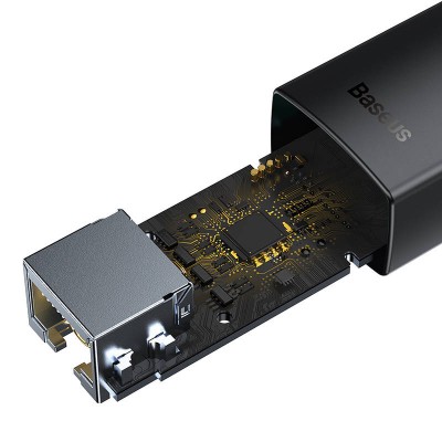 "Baseus Lite" serijos USB-C ir RJ45 tinklo adapteris, 100Mbps