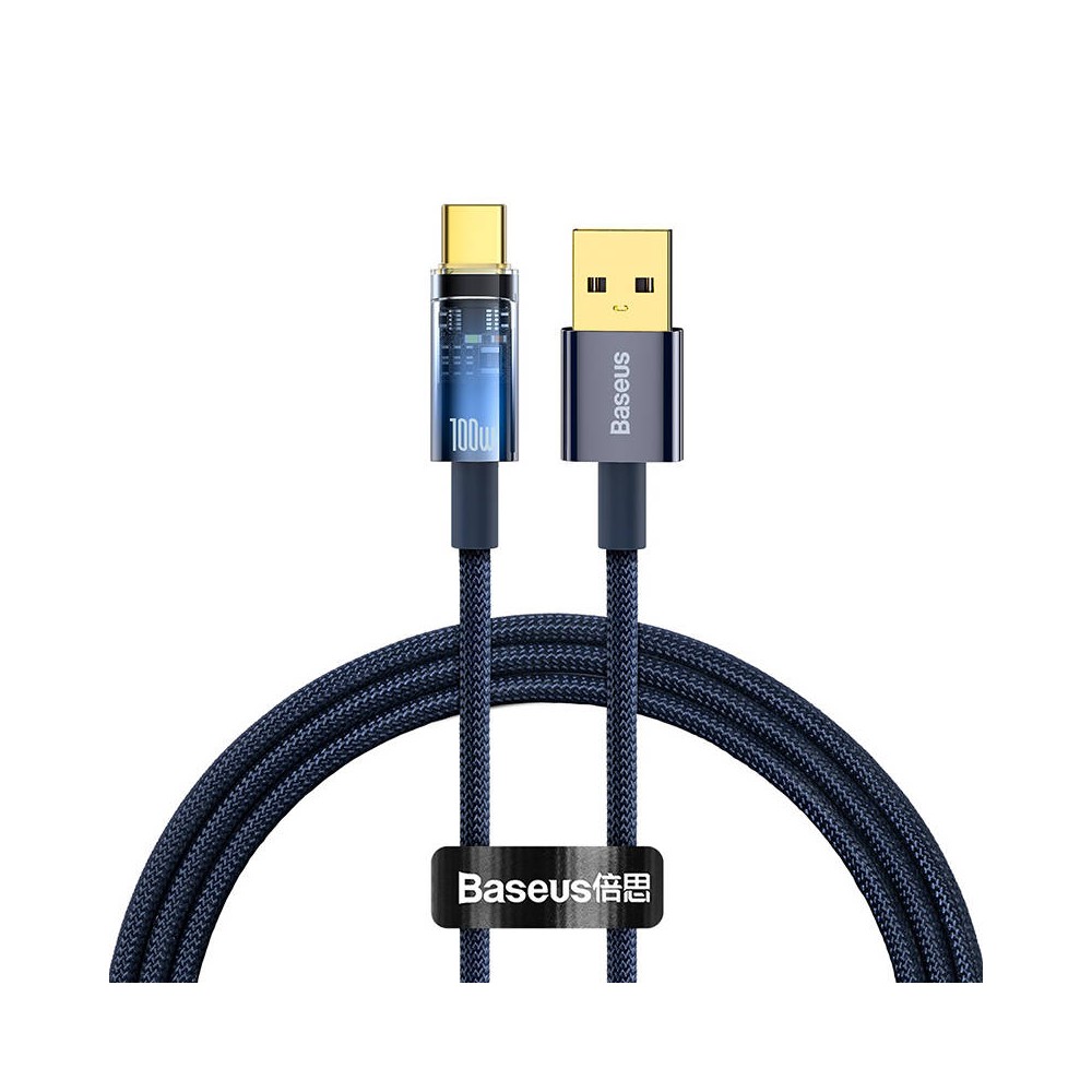 "Baseus Explorer", USB į USB-C kabelis, 100 W, 1 m