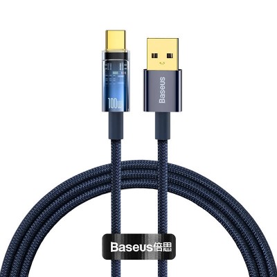 "Baseus Explorer", USB į USB-C kabelis, 100 W, 1 m