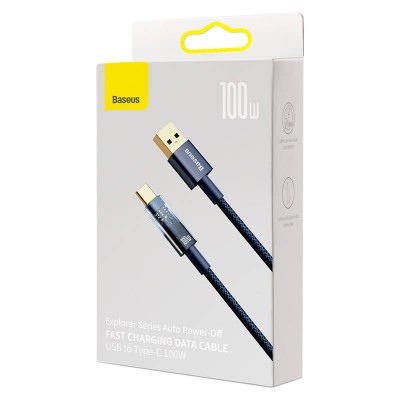 "Baseus Explorer", USB į USB-C kabelis, 100 W, 1 m