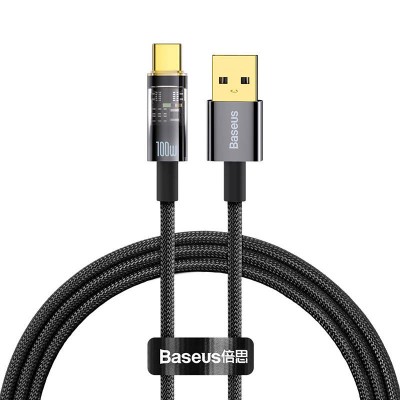 "Baseus Explorer", USB į USB-C kabelis, 100 W, 1 m