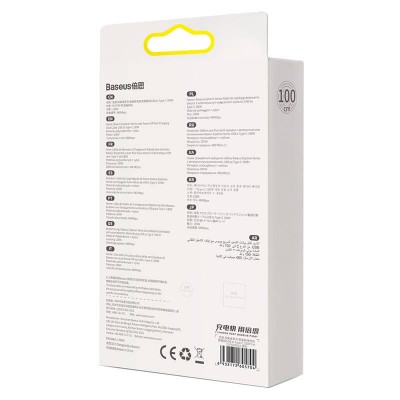 "Baseus Explorer", USB į USB-C kabelis, 100 W, 1 m