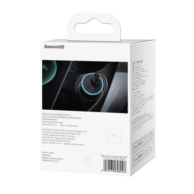 "Baseus Golden Contactor Pro" automobilinis įkroviklis, 2x