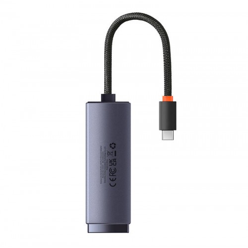 "Baseus Lite" serijos USB-C į RJ45 tinklo adapterį (pilkos
