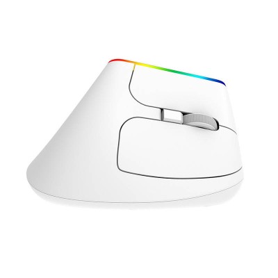 Belaidė vertikalioji pelė Delux M618C 2.4G 1600DPI RGB