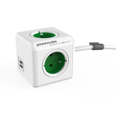POWERCUBE Extended USB Green-POWERCUBE lizdai