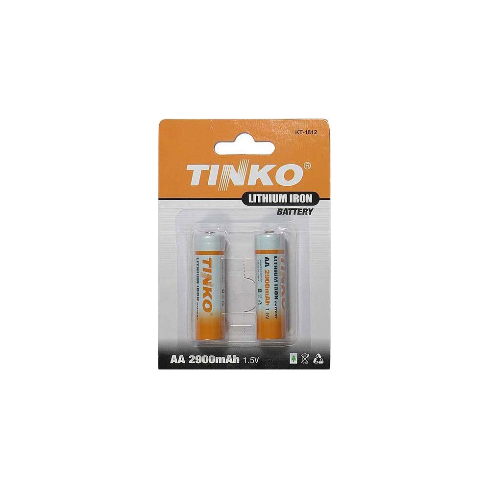 Ličio baterija AA R6 1,5 V/2900 mAh TINKO 2vnt-Ličio baterijos