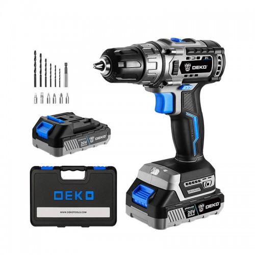 Deko Tools Bešepetėlinis gręžtuvas DKBL20DU3-S3 20V-Pagrindinis