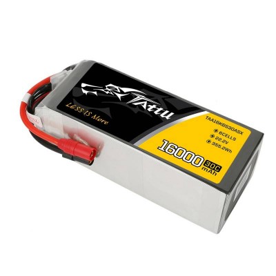 Akumuliatorius Tattu 16000mAh 22.2V 30C 6S1P LiPo