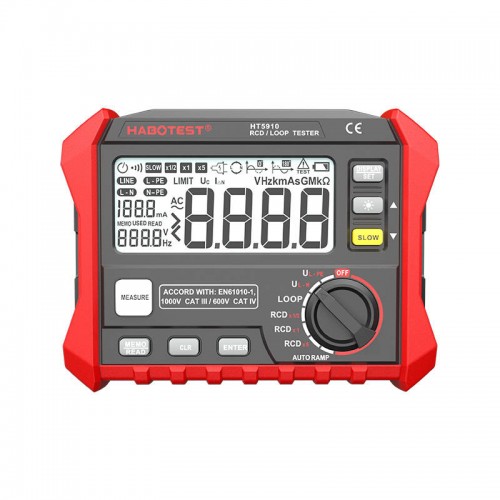 Habotest HT5910 Skaitmeninis žemės varžos testeris-Įžeminimo