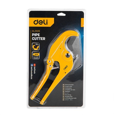PVC vamzdžių pjaustytuvas Deli Tools EDL2509, 63 mm-Pagrindinis