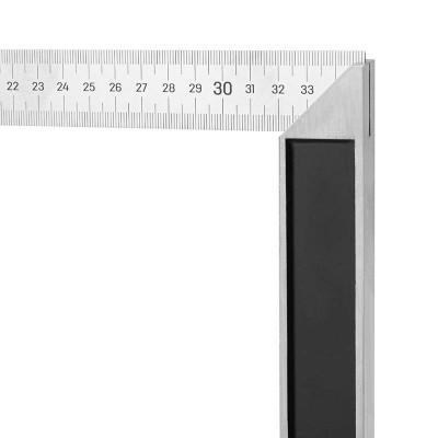 Plieninė kampinė liniuotė Deli Tools EDL302350, 350