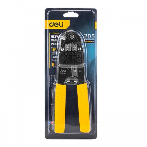 Ethernet žnyplės Deli Tools EDL381008-Pagrindinis