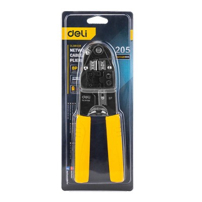 Ethernet žnyplės Deli Tools EDL381008-Pagrindinis