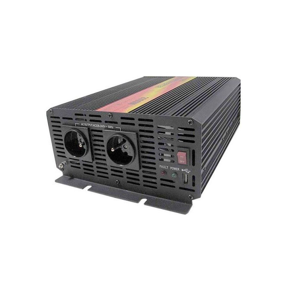 Maitinimo inverteris CARSPA CAR2K 12V/230V 2000W-Inverteriai