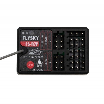 Siųstuvo ir imtuvo nustatymas FlySky FS-G7P+R7P-Pagrindinis