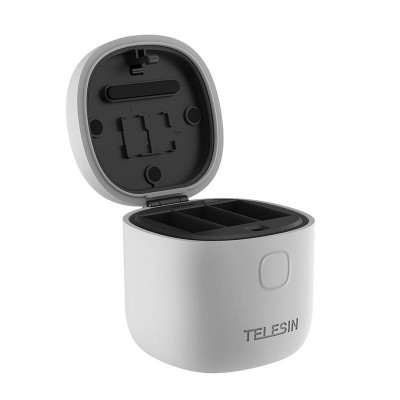Telesin 3-lizdui atsparus vandeniui įkroviklis Allin box