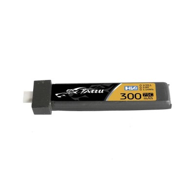 Akumuliatorius Tattu LiPo 300mAh 3.8V 75C 1S1P HV BT2.0.5