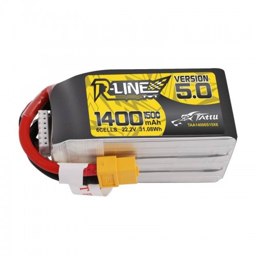Tattu R-"Line 5.0" 1400mAh 22,2 V 150C 6S1P XT60