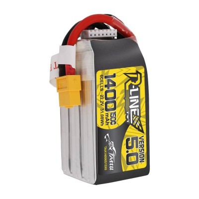 Tattu R-"Line 5.0" 1400mAh 22,2 V 150C 6S1P XT60