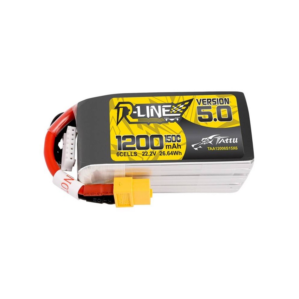 Tattu R-Linija 5.0 1200mAh 22,2 V 150C 6S1P XT60