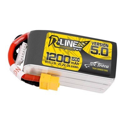 Tattu R-Linija 5.0 1200mAh 22,2 V 150C 6S1P XT60