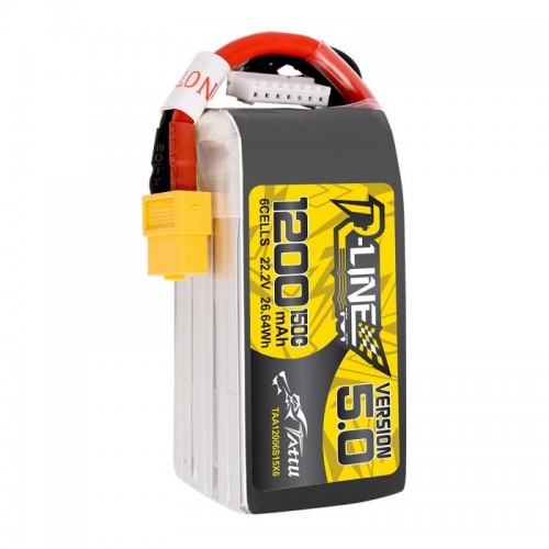 Tattu R-Linija 5.0 1200mAh 22,2 V 150C 6S1P XT60