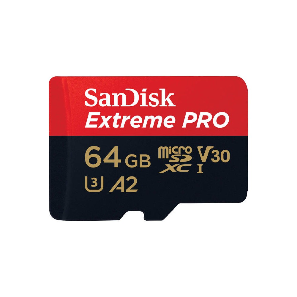 SANDISK EXTREME PRO microSDXC 64GB 200/90 MB/s UHS-I U3
