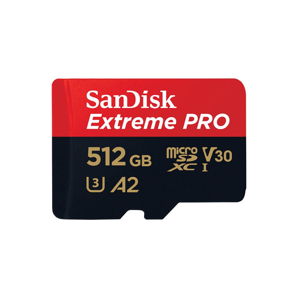 SANDISK EXTREME PRO microSDXC 512GB 200/140 MB/s UHS-I U3